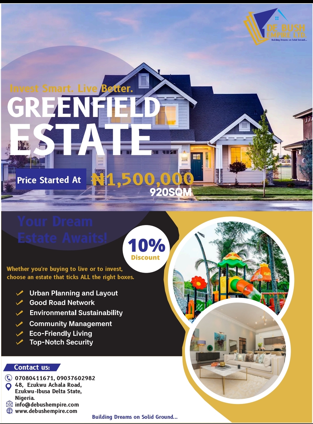 Greenfield Estate Ibusa